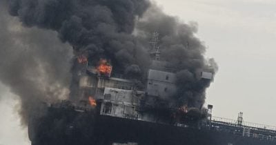 Greek Tanker Struck Off Southern Iran; Prediction Market Sees Low Chance of Normal Strait of Hormuz Traffic by August