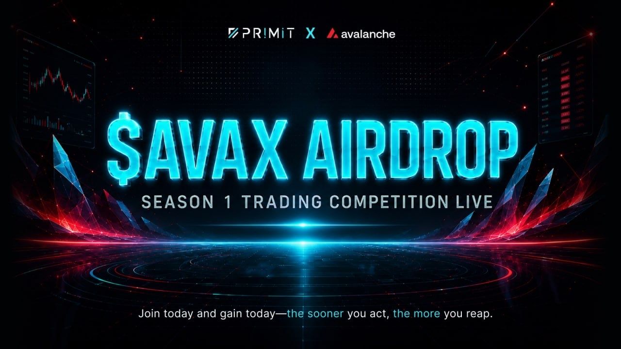 Primit Launches 'On-Chain Perp Frenzy' Season 1 on Avalanche with 100,000 USDT Prize Pool
