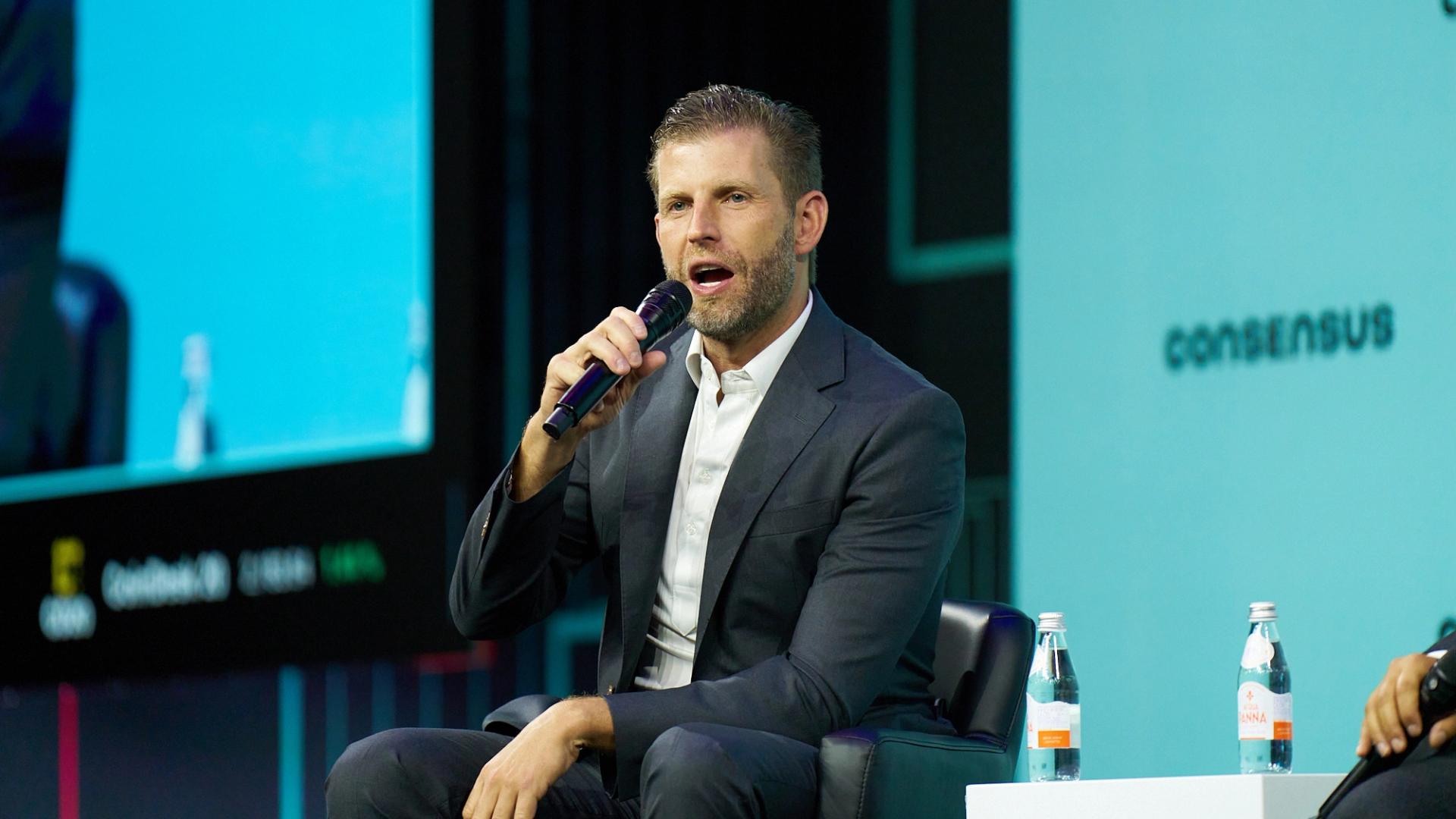 Eric Trump Says JPMorgan and Other Institutions Have Reversed on Bitcoin