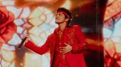 Bruno Mars' Wembley Show Fails to Move Crypto Markets as Fear & Greed Holds at 26