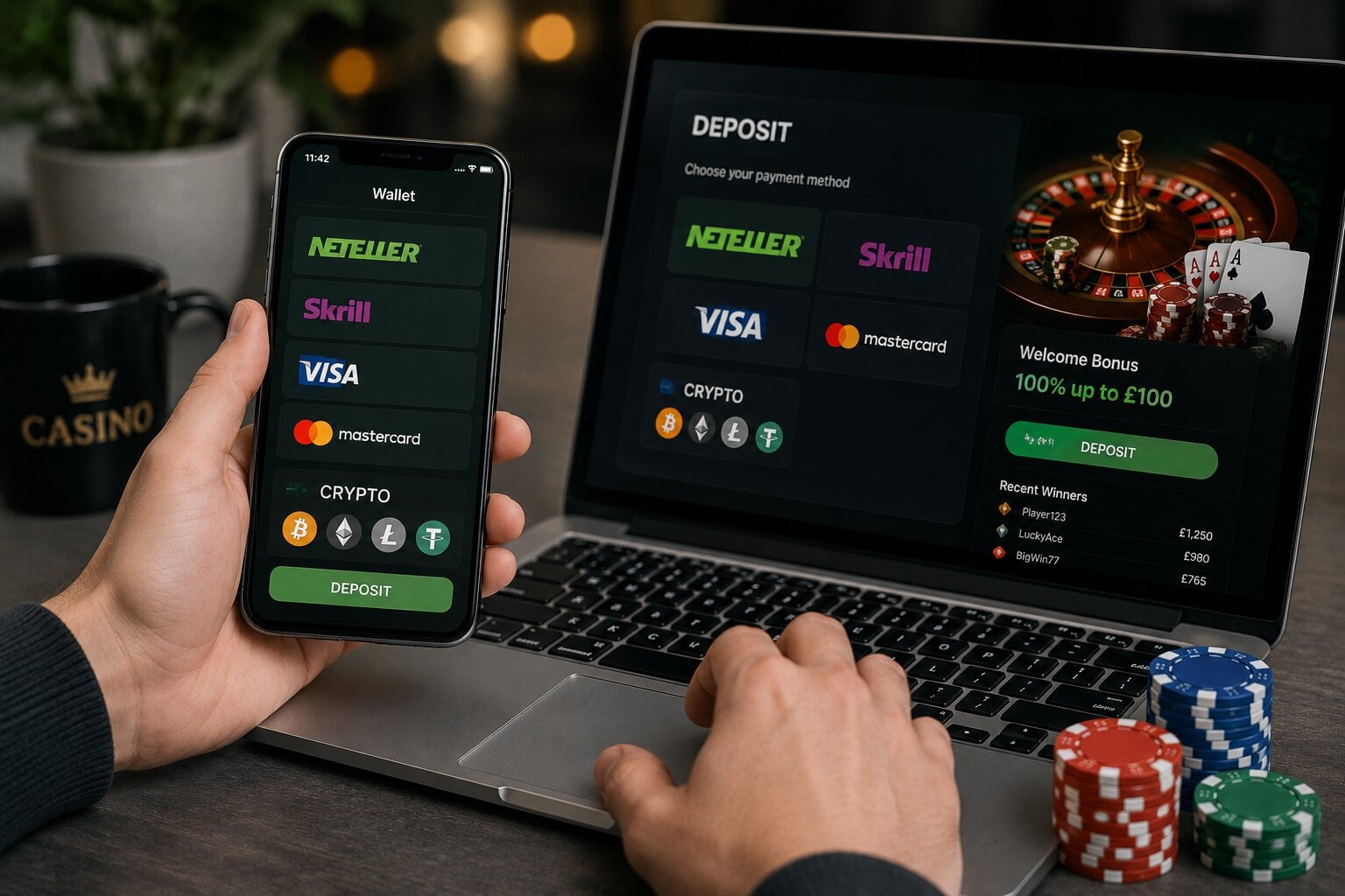 UK Casino Players Still Pick E-Wallets Over Crypto as Deposit Checks Bite