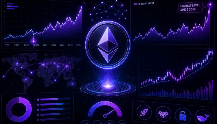 Ethereum se acerca al soporte crítico de $2,000 mientras el interés abierto alcanza un máximo de 7 años