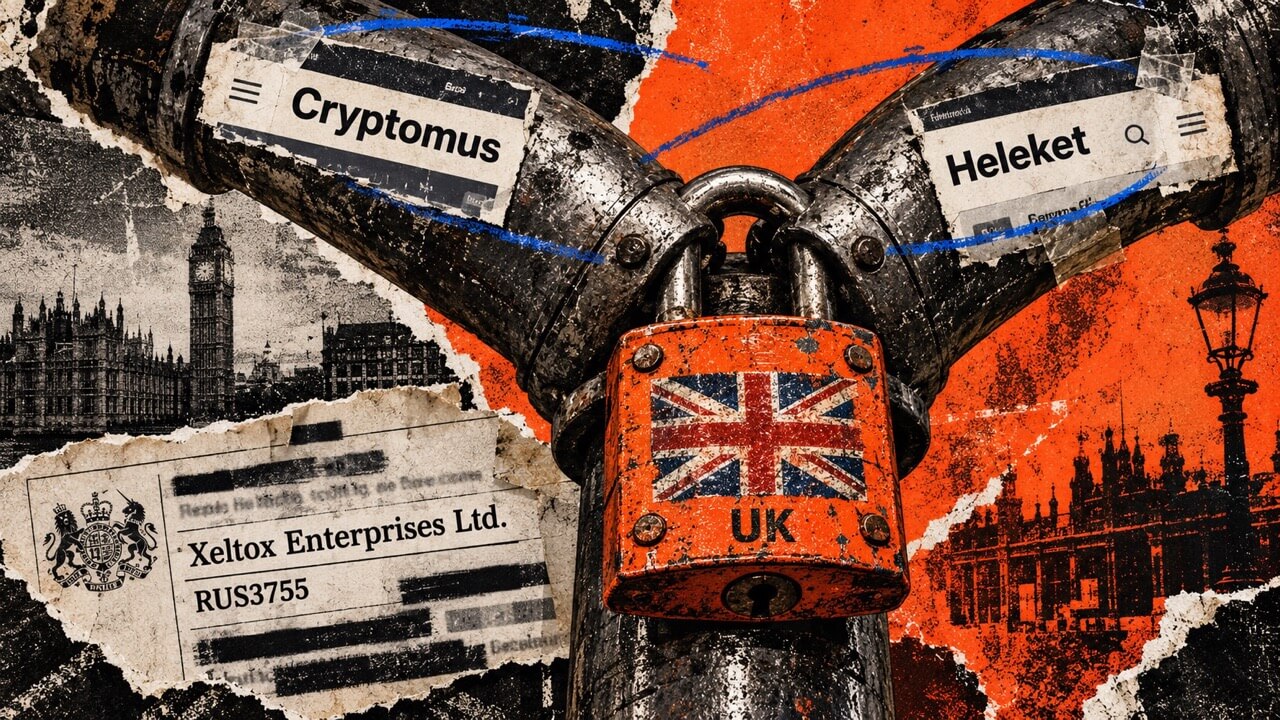 UK Sanctions Cryptomus and Heleket Under Single Xeltox Enterprises Designation