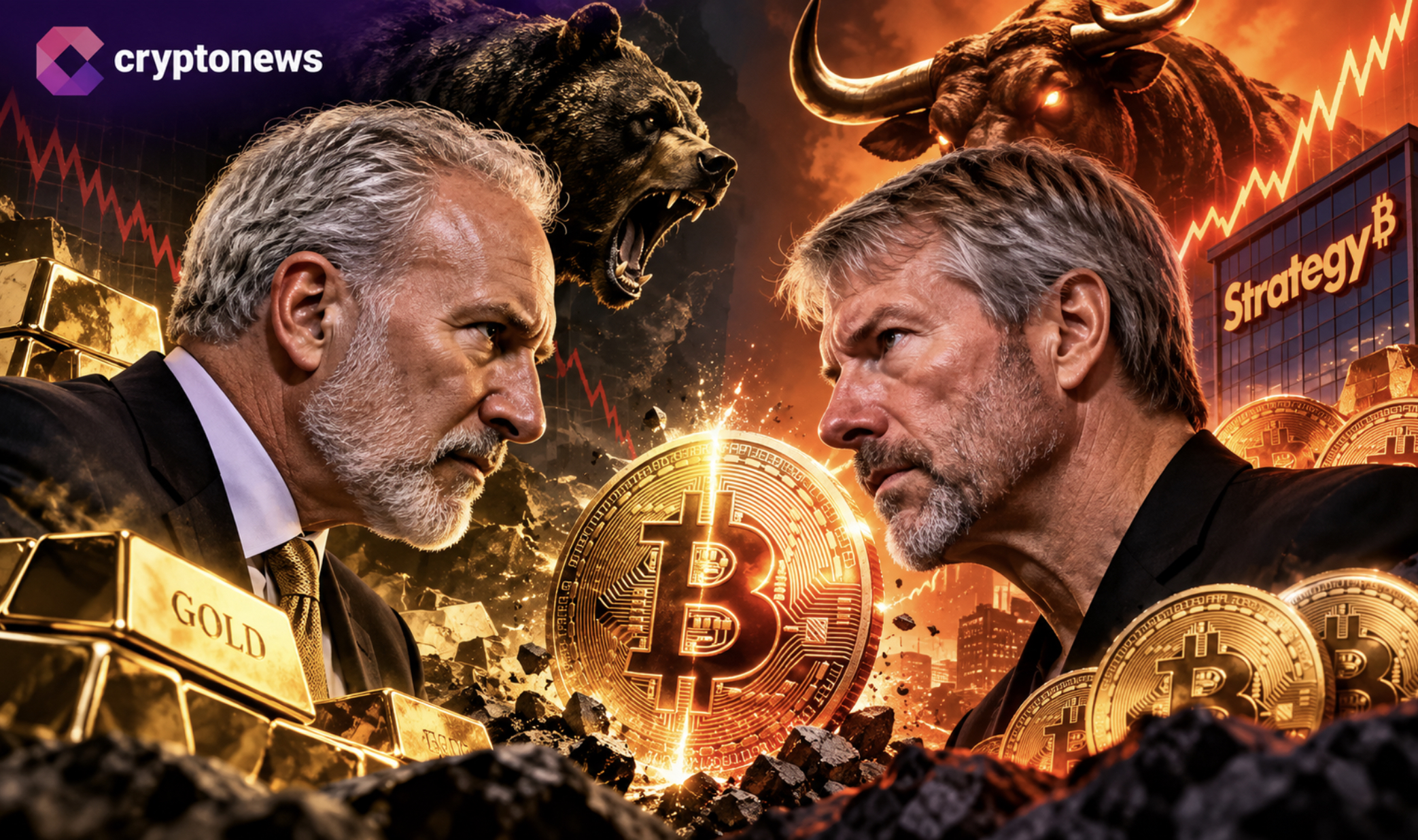 Strategy Holds 848,000 BTC as Schiff Warns Funding Model Faces Pressure