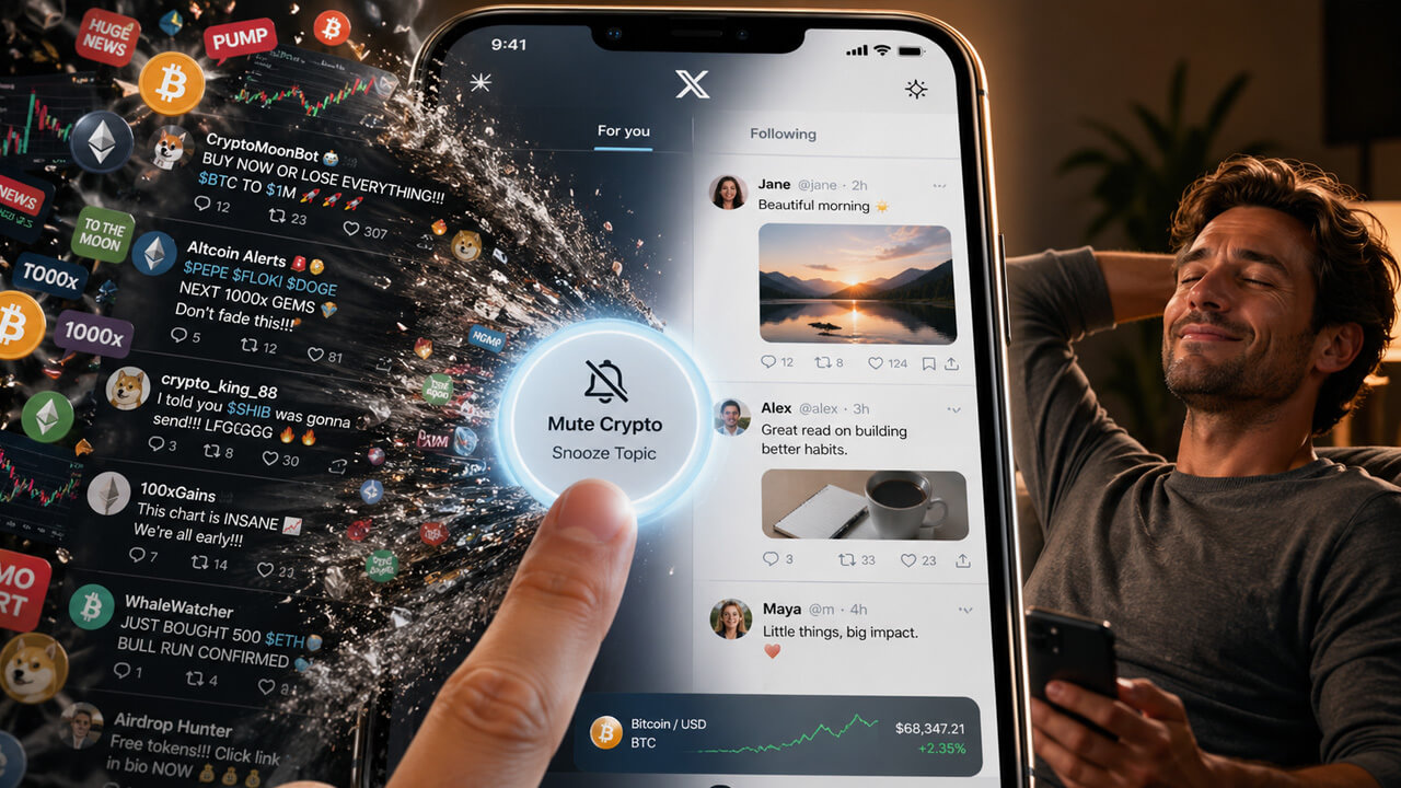 Crypto Tops X as Most Snoozed Topic, Outpacing Politics and Sports