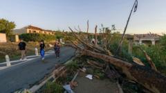 Tornado Hits French Village of Pomas, Crypto Markets Take the Other