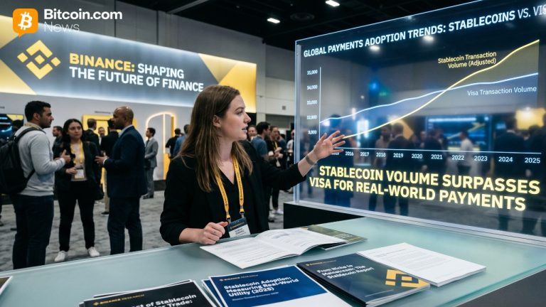 Stablecoin Transaction Volume Tops Visa’s Transfers, Binance Research Shows