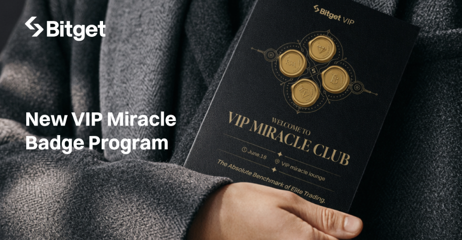 Bitget Launches VIP Miracle Badge Program for Multi-Asset Traders