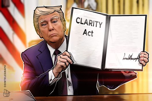 Trump says CLARITY Act can 'future proof' crypto rules — but bill faces ethics hurdles