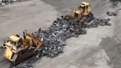 NYC Bulldozes Hundreds of Motorbikes — and Makes the Case for Crypto's Immunity to Seizure