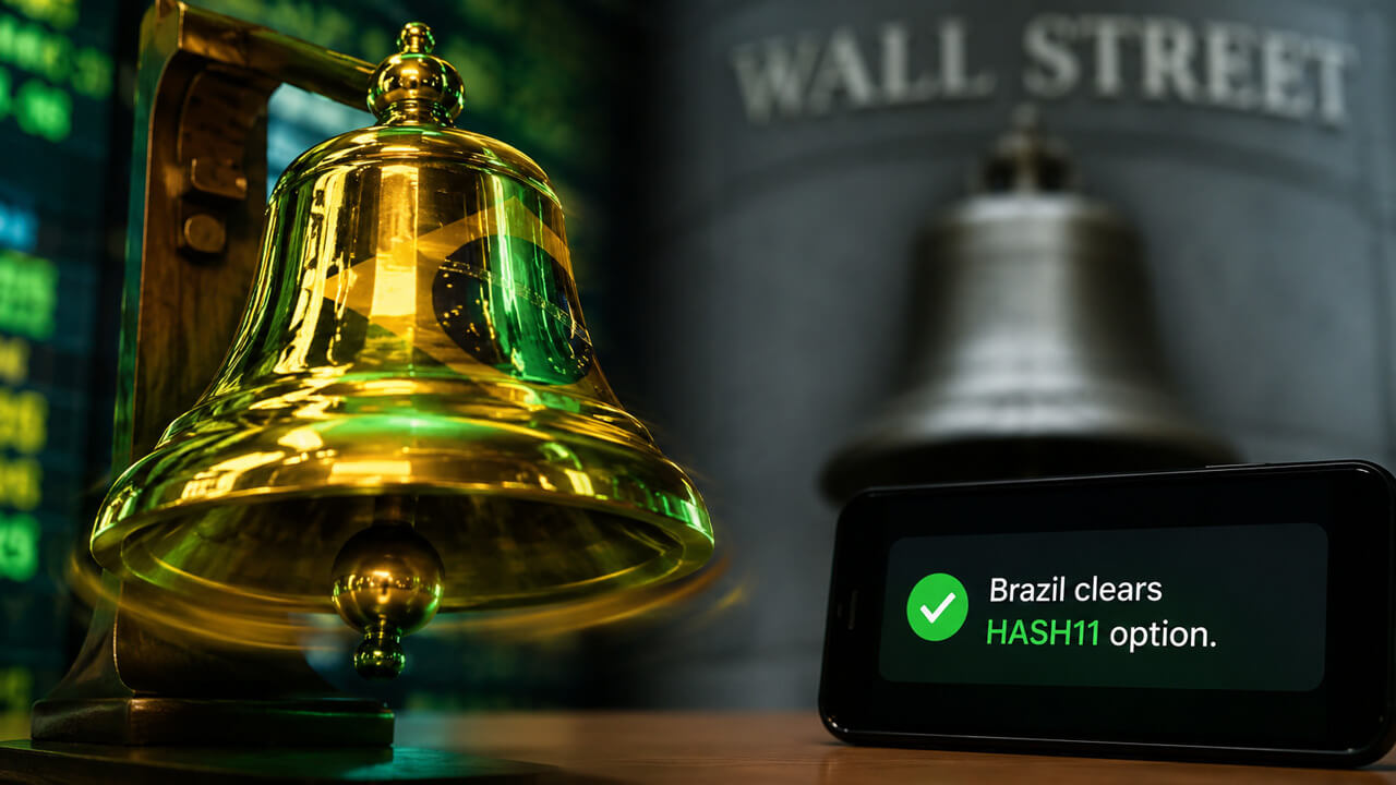 B3 Lists First Guaranteed OTC Flexible Option on Hashdex Crypto-Index ETF HASH11