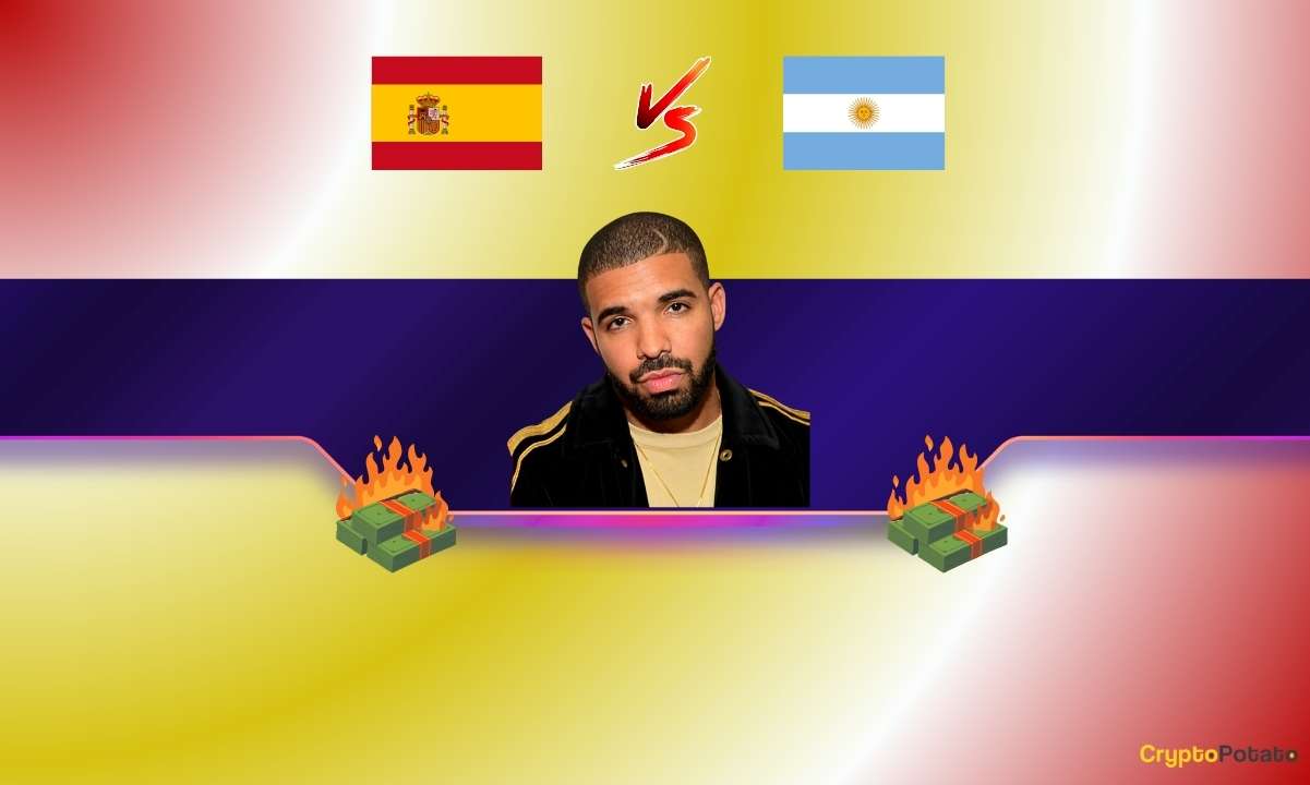 Drake Loses $1.5M USDT Bet on Argentina in World Cup Final