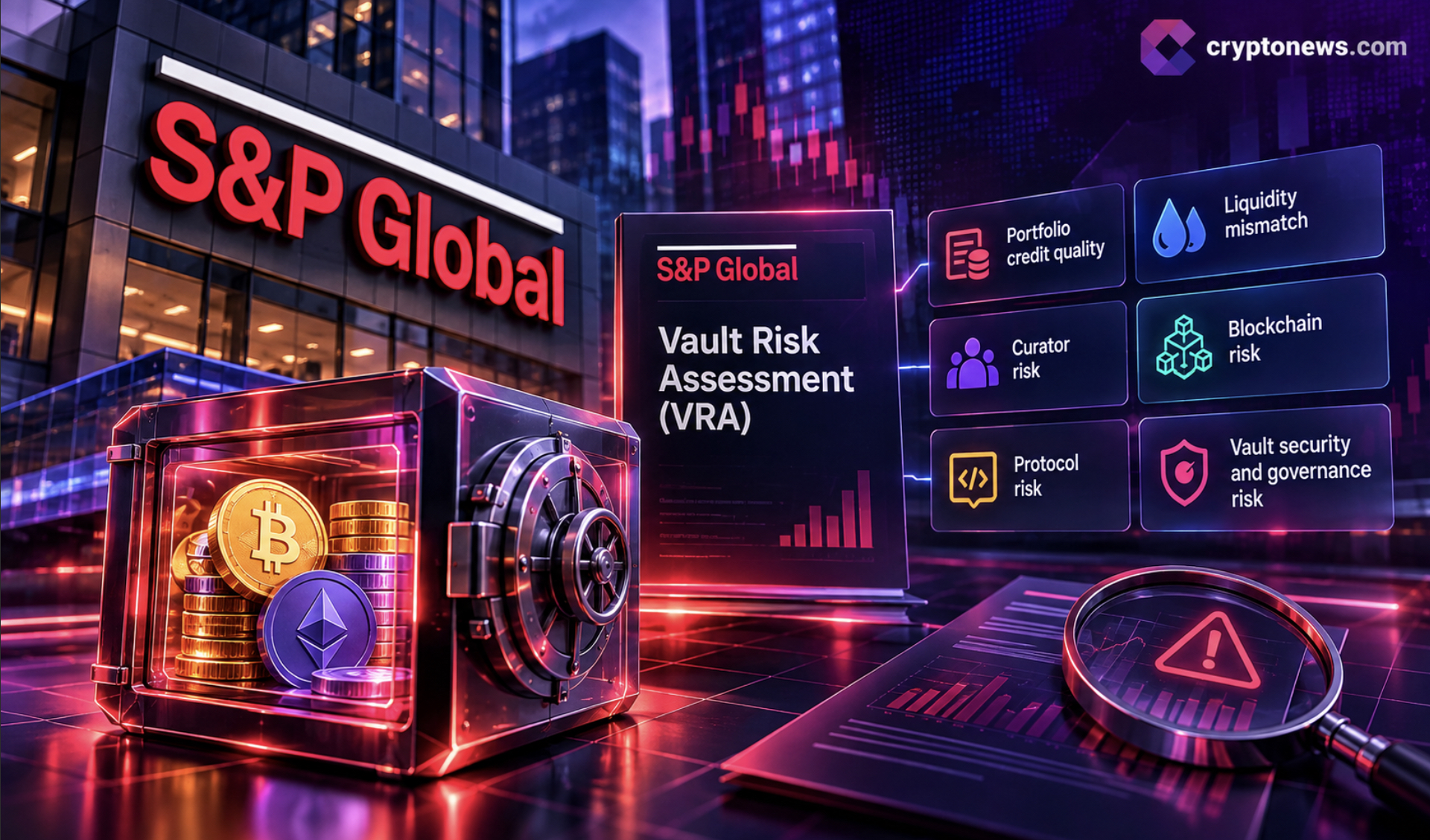 S&P Global Ratings Starts Grading On-Chain Lending Vaults With 'AAA(v)' Top Score
