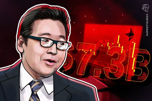 Tom Lee's Ethereum Holdings Shed $7.35 Billion as Bearish Setup Points to $1,600