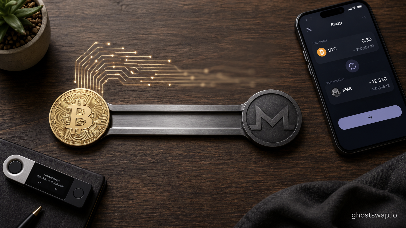 GhostSwap Moves Bitcoin to Monero in Eight Minutes Without an Account