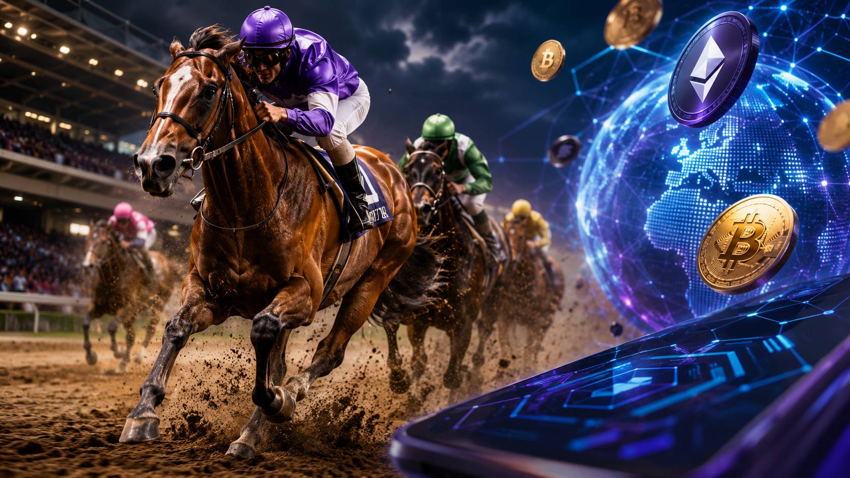 Crypto Sportsbooks Bring Horse Racing Bets On-Chain, But Odds Stay Off-Ledger