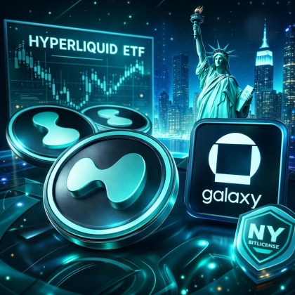 Bitwise ETF to Hold HYPE Tokens via Fee Allocation, Galaxy Stock Falls Despite NY License