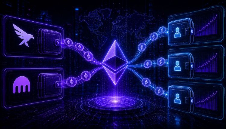 Three Whale Addresses Pull $122M in ETH from FalconX and Kraken, Two Freshly Created