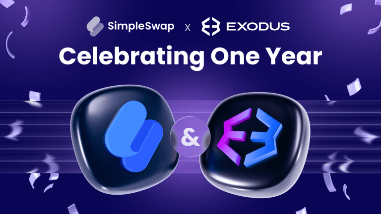 Exodus Wallet's SimpleSwap Fixed-Rate Exchanges Turn One, Add Five Capabilities