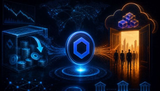 Chainlink’s Exchange Outflows Deepen as LINK Holds Near $9.60 After AWS Integration