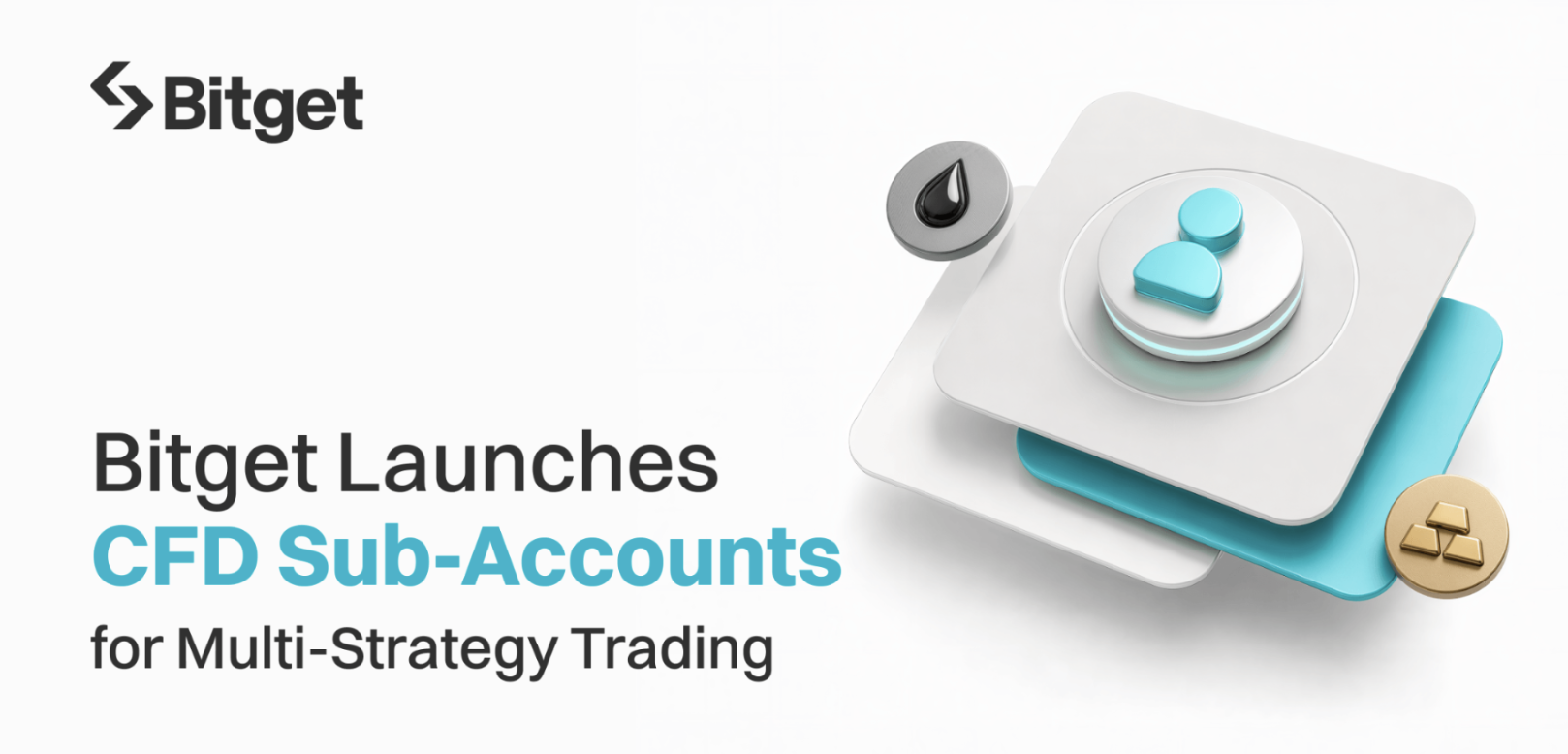 Bitget Launches CFD Sub-Accounts for Multi-Strategy Traders