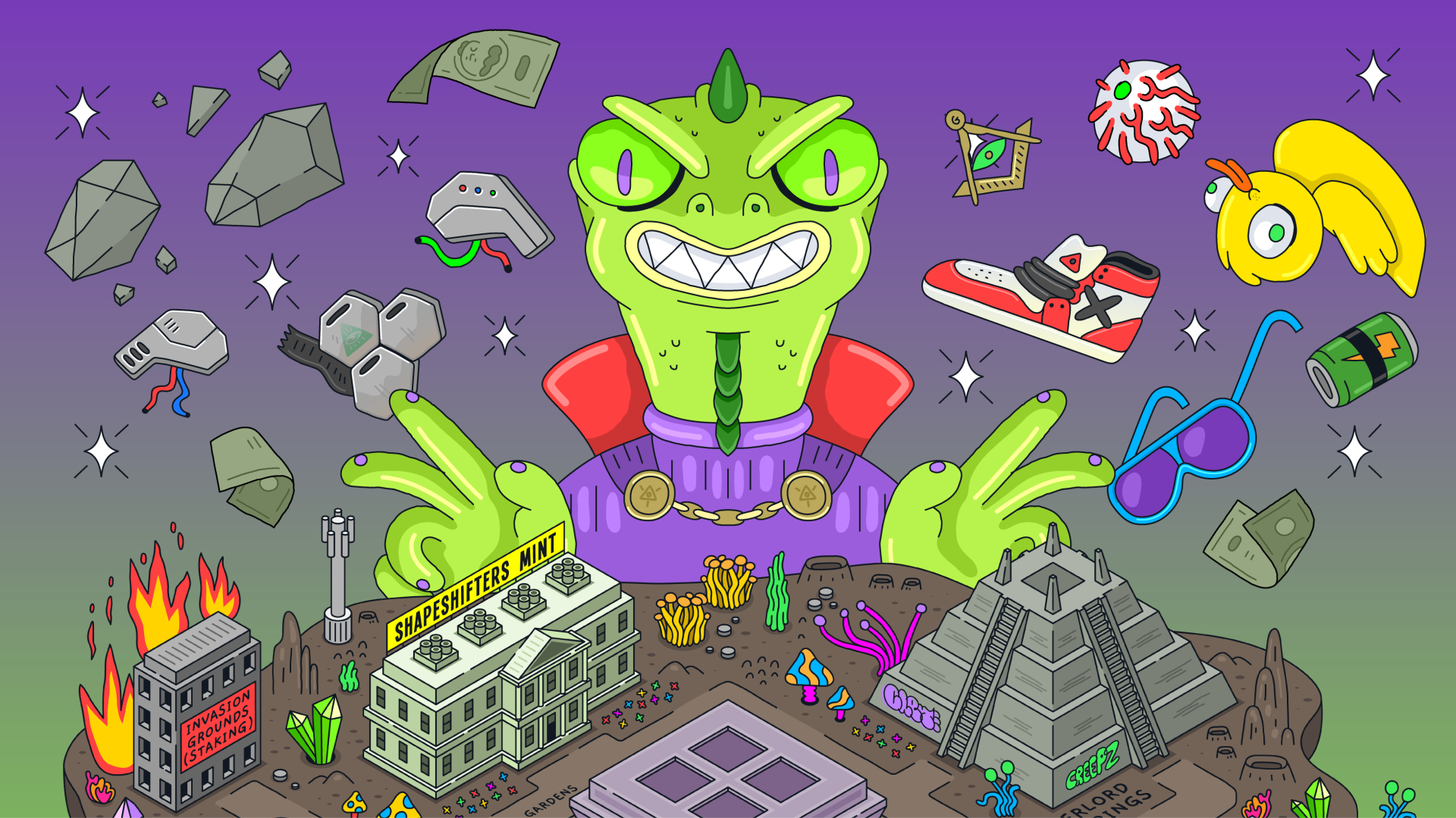 Unserious Acquires Creepz NFT Collection, Brings Back Original Creator Psychrome