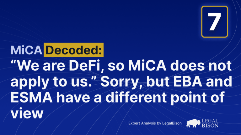EU Regulators Reject Blanket DeFi Exemption Under MiCA, Emphasize Governance Controls