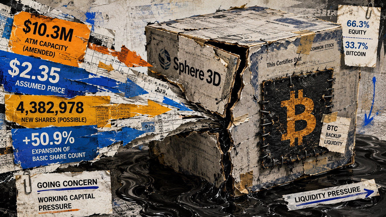 Sphere 3D Amends At-the-Market Stock Sale, Eyes Up to $10.3M