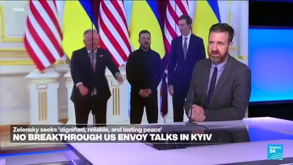 US Envoys Meet Zelenskiy in Kyiv as Peace Push Gains Momentum