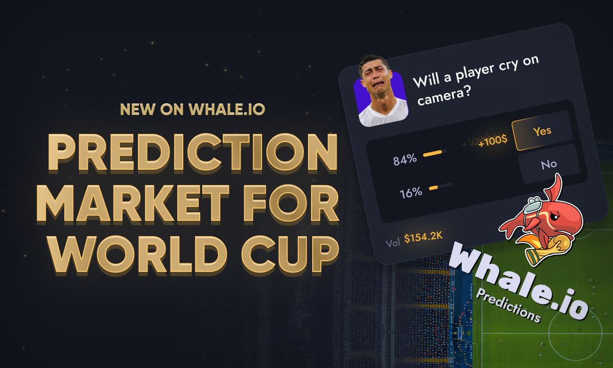 Whale.io Launches World Cup Prediction Markets With $90,000 Prize Pool