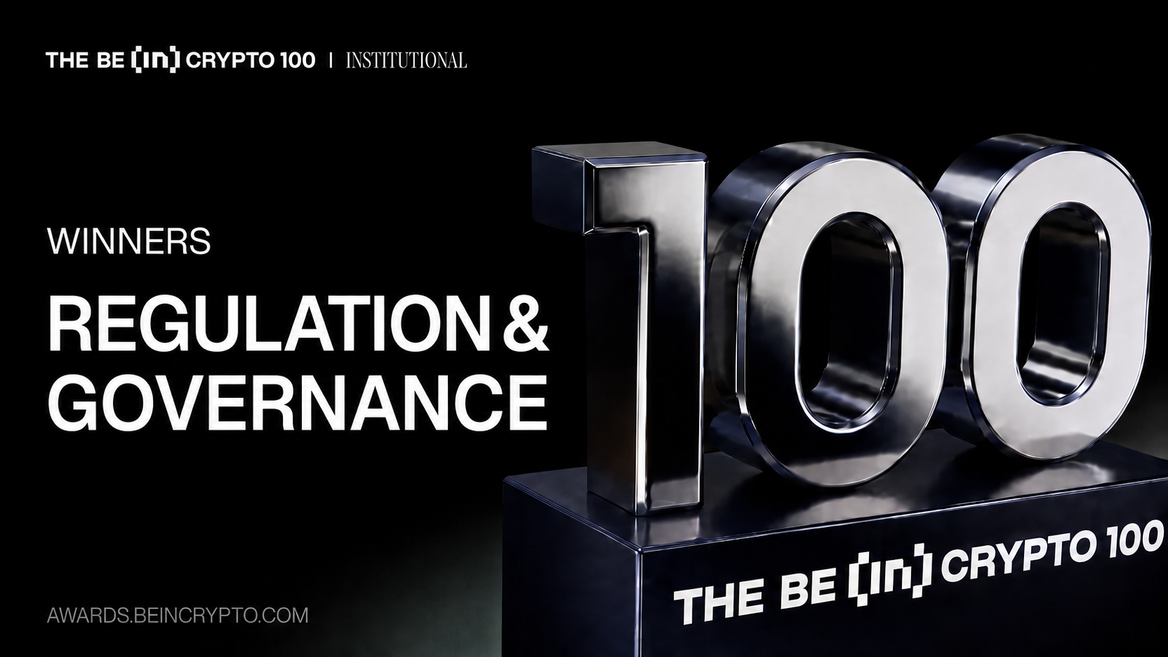 BeInCrypto Institutional 100 Awards: Regulation & Governance Winners Announced at Proof of Talk