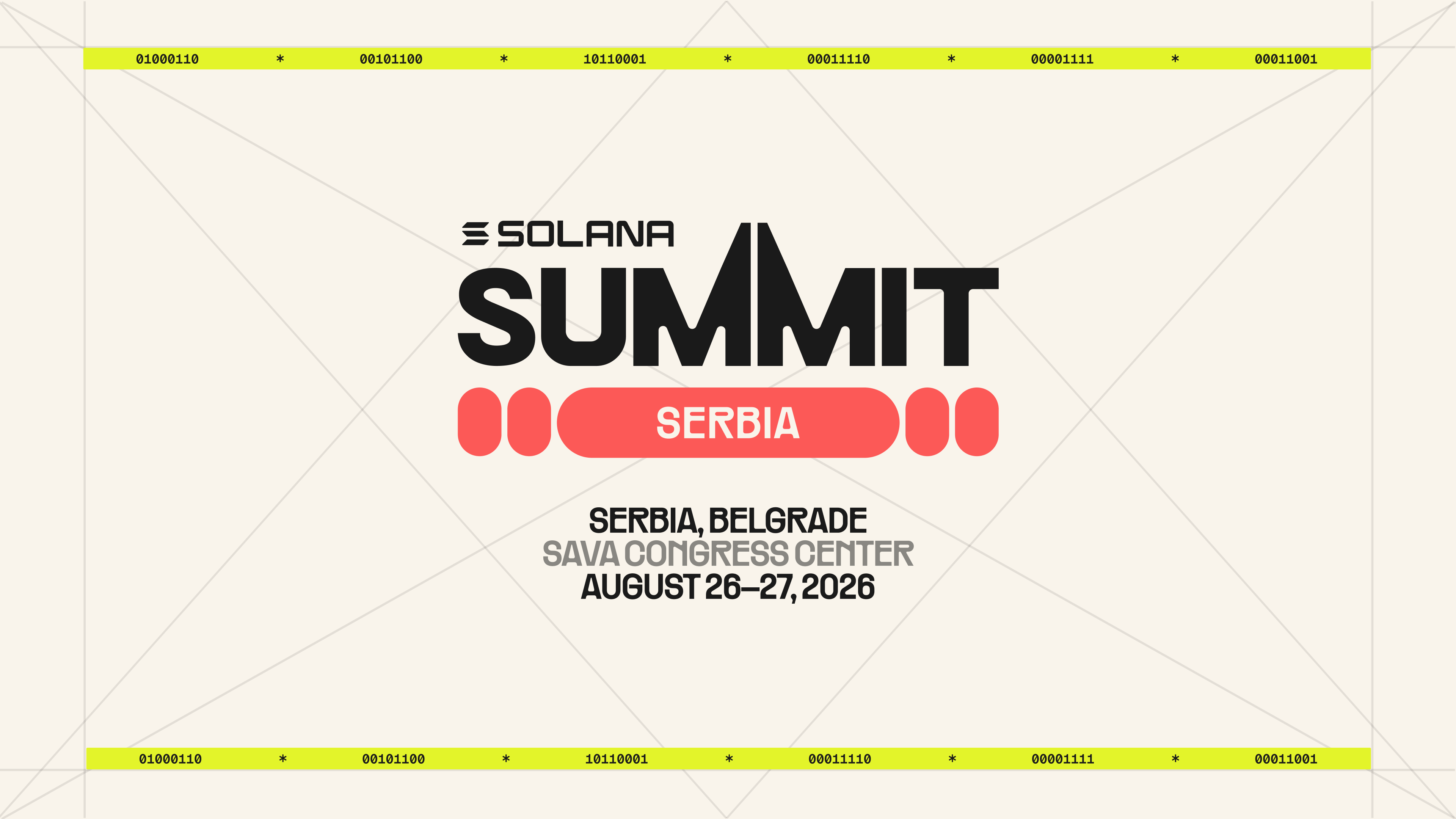 Solana Summit Serbia to Draw 1,000+ Attendees in Belgrade This August