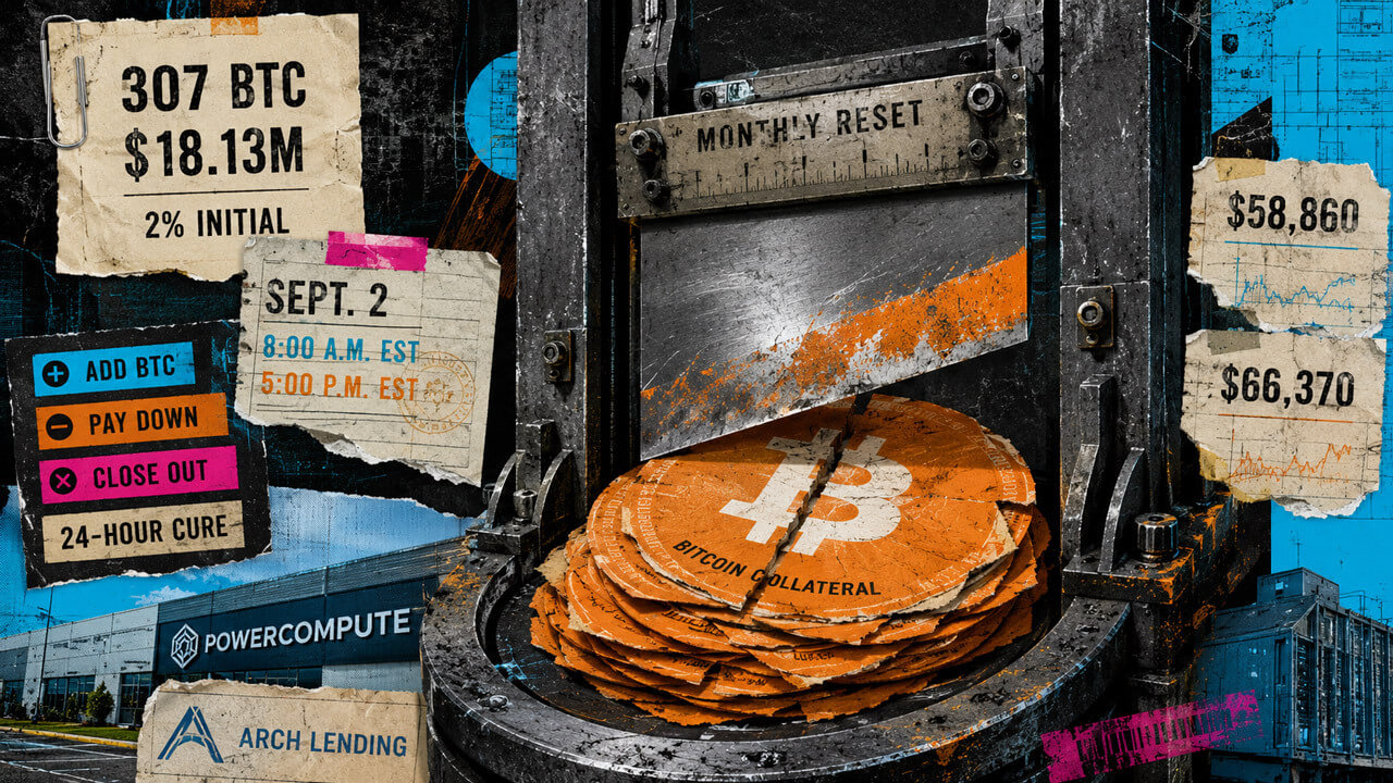 PowerCompute Takes $18M Bitcoin Collar Loan From Arch Lending to Refinance Debt