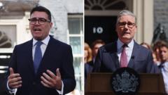 Andy Burnham Appointed UK Prime Minister After Starmer Resigns