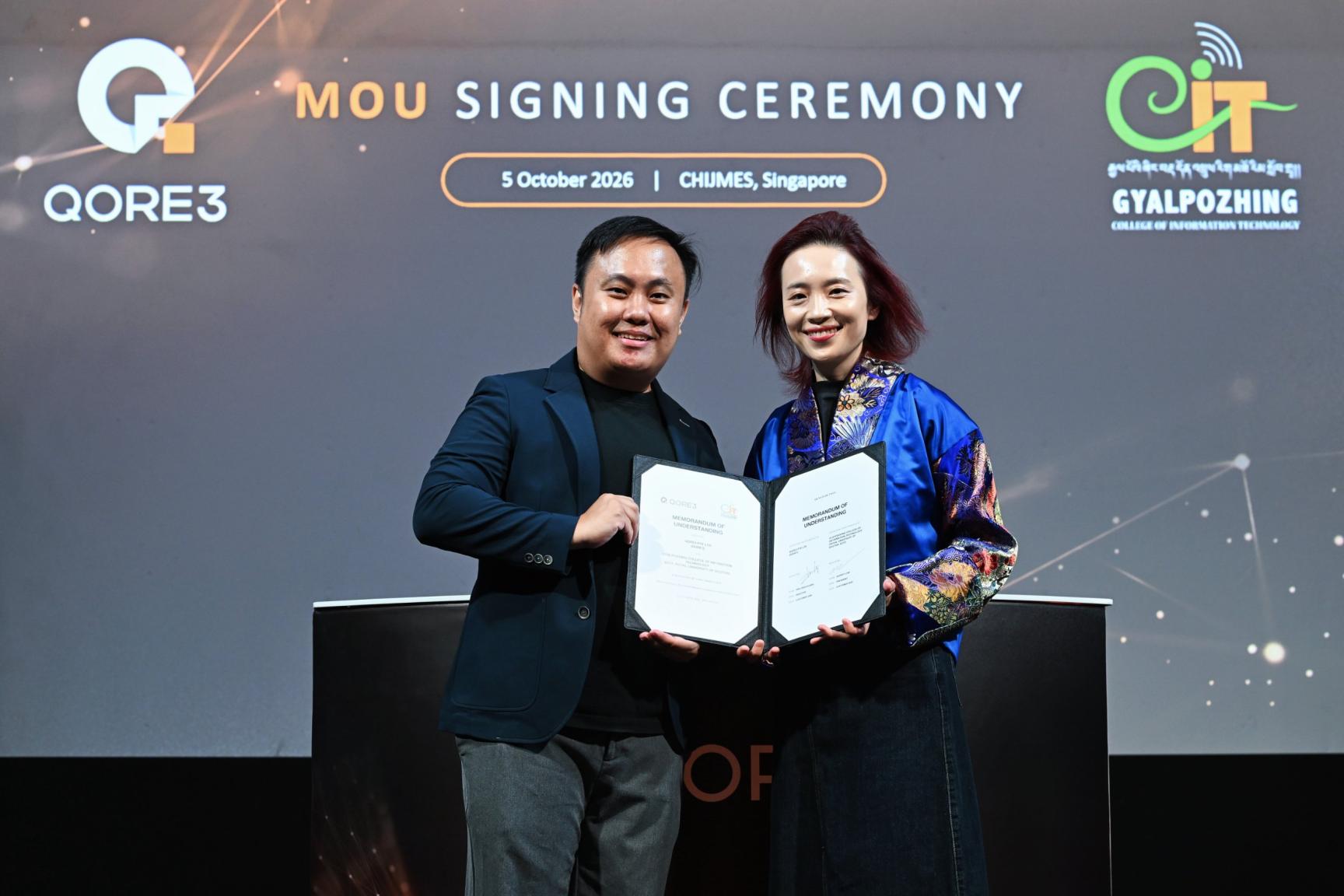 Qore3 and Bhutan's GCIT Sign MOU to Bring MPC Wallets to 21 Rural Households