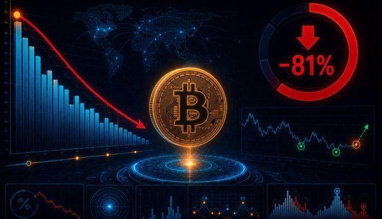 Bitcoin Spot Volume Crashes 81%, Sinking to Levels Last Seen in July 2023