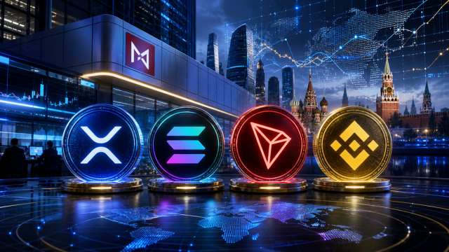 Moscow Exchange Adds Solana, XRP, Tron and Binance Coin Indices