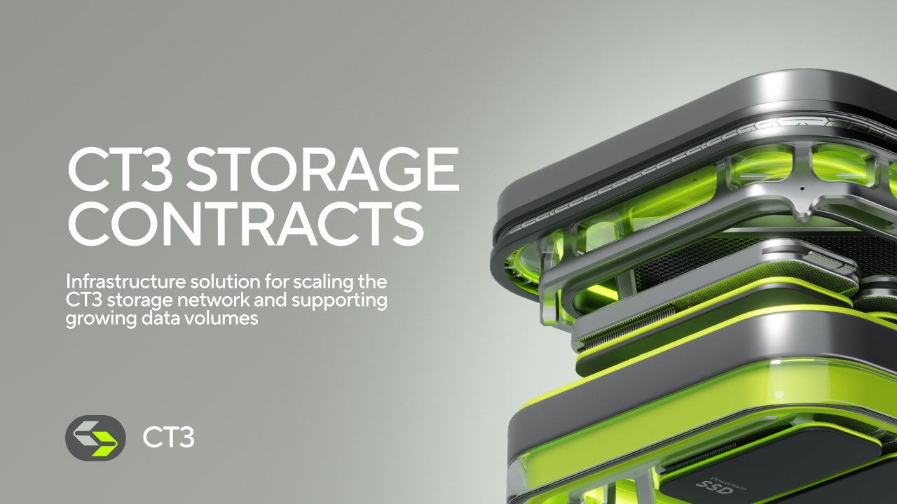 CT3 Launches Dedicated Storage Contracts Model for Decentralized Infrastructure