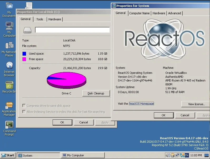 ReactOS Can Now Install Directly to NTFS, but the Driver Is Missing More Than It Has