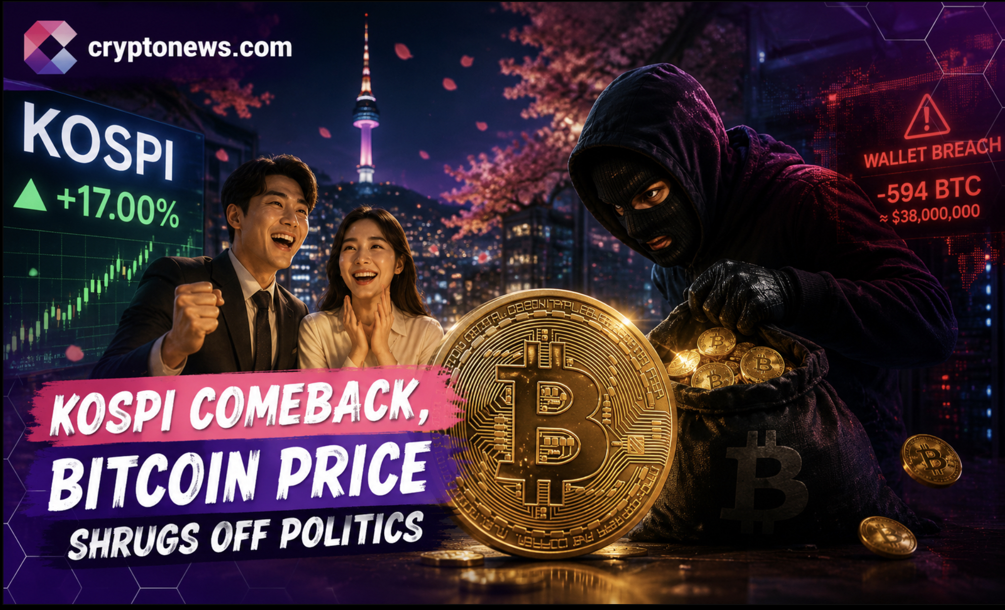 Bitcoin Holds $64K as Coldcard Exploit Drains 594 BTC