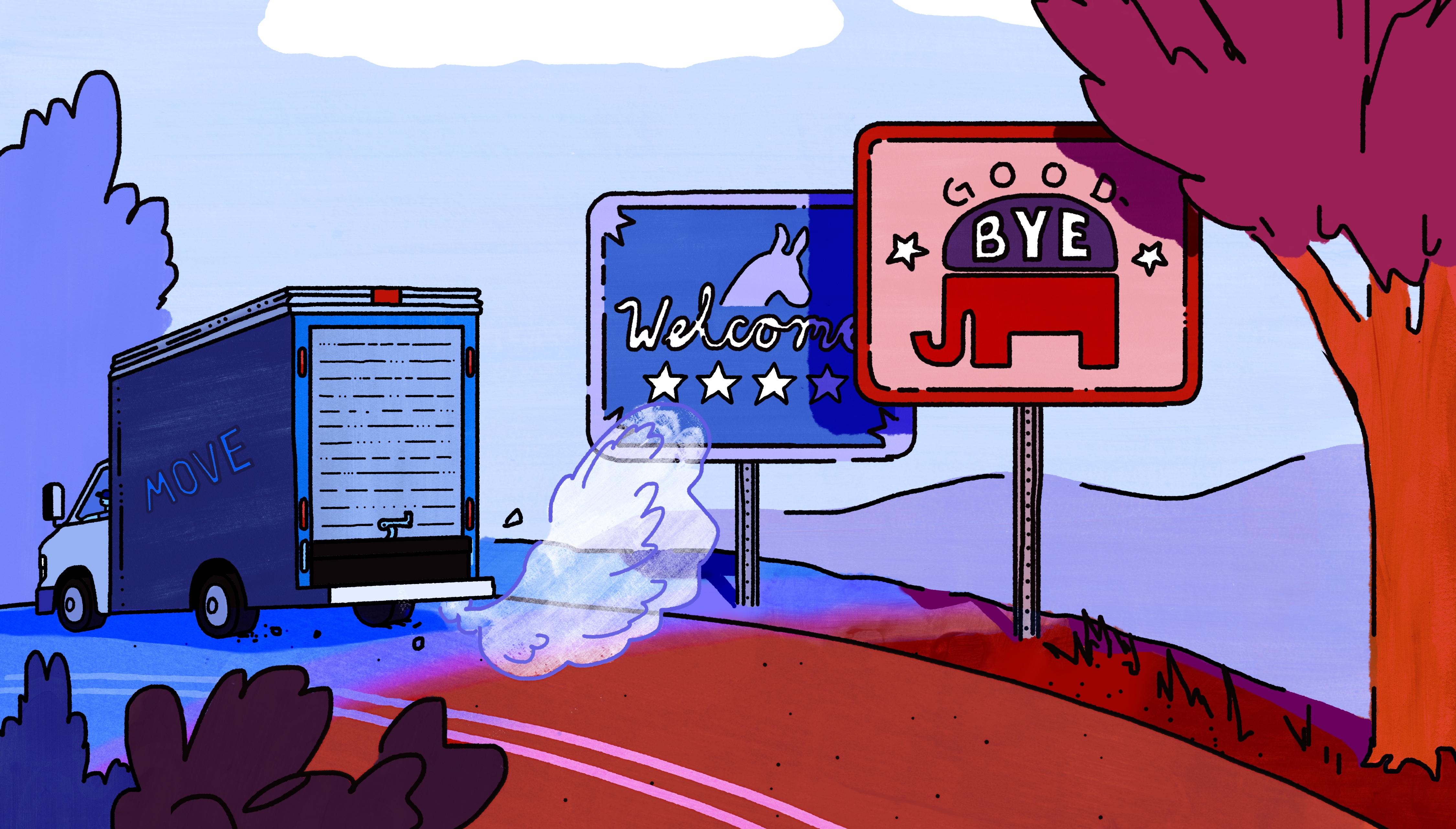 Study: Taxes and Safety, Not Politics, Drive Red State Migration — Crypto Exodus Narrative Challenged