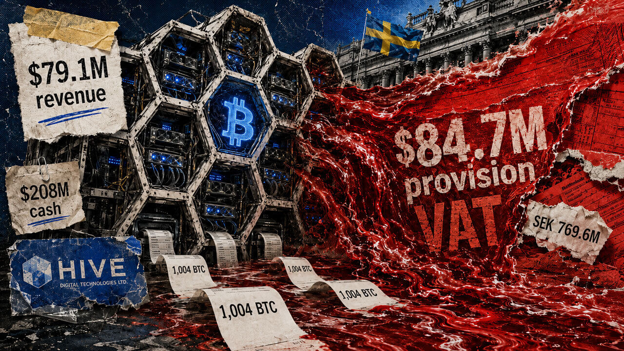 HIVE Digital Books $84.7M Swedish VAT Provision, Posts $142.9M Net Loss