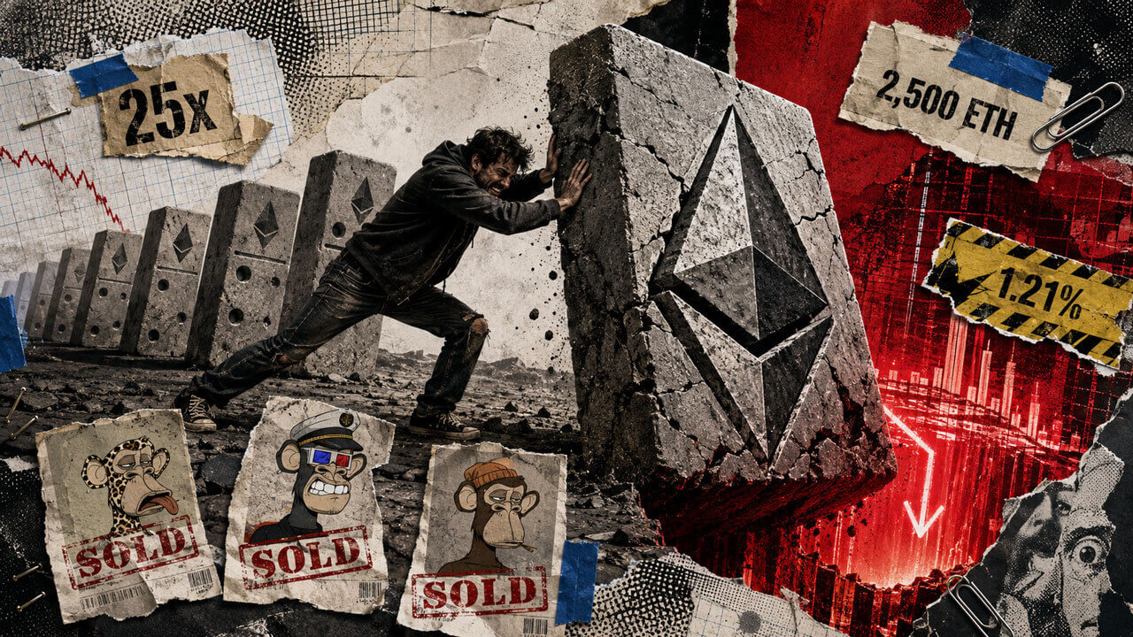 Machi Big Brother Trims Hyperliquid ETH Long by 52%, Sells Bored Apes at a Loss