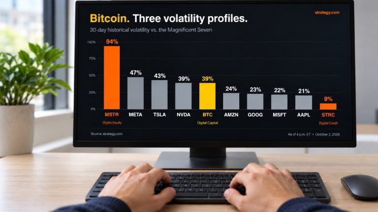 Saylor Lays Out Three Ways to Play Bitcoin, From Direct Coins to a 9%-Volatility Preferred