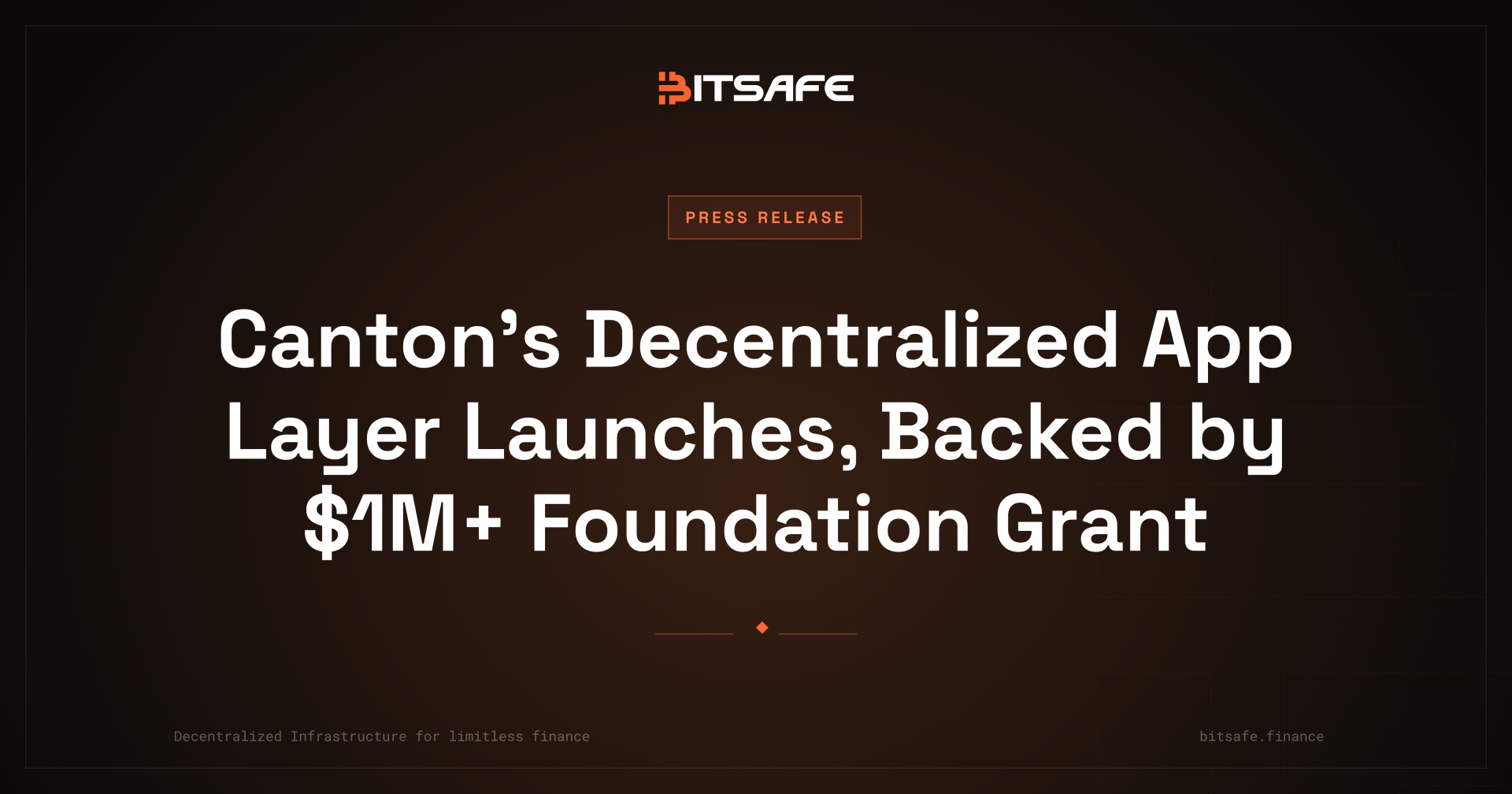 BitSafe Debuts Decentralization Manager Beta on Canton Network With $1M Grant