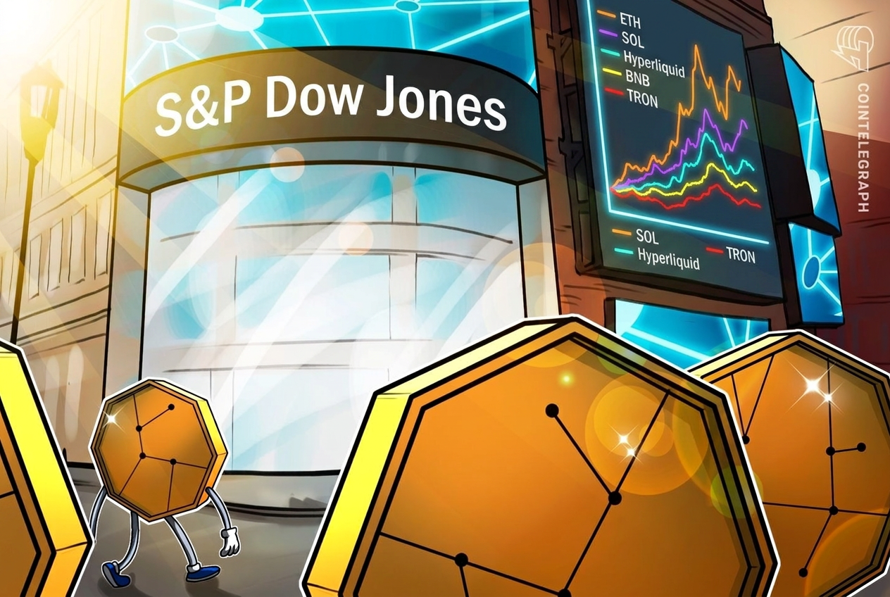 S&P Launches Blockchain Fundamentals Index Based on Protocol Revenue