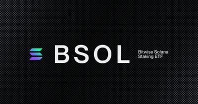 Bitwise's BSOL Leads $9M in US Spot Solana ETF Inflows
