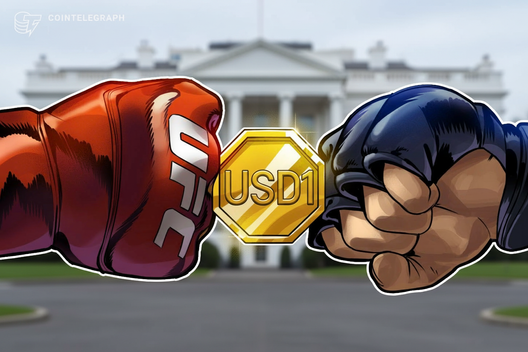 Trump's Crypto Firm Backs UFC Bonuses with USD1 Stablecoin, DNC Cries Foul