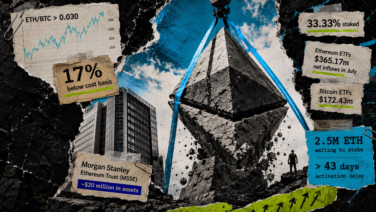 Ethereum Outshines Bitcoin in July as ETF Inflows Surge to $365M