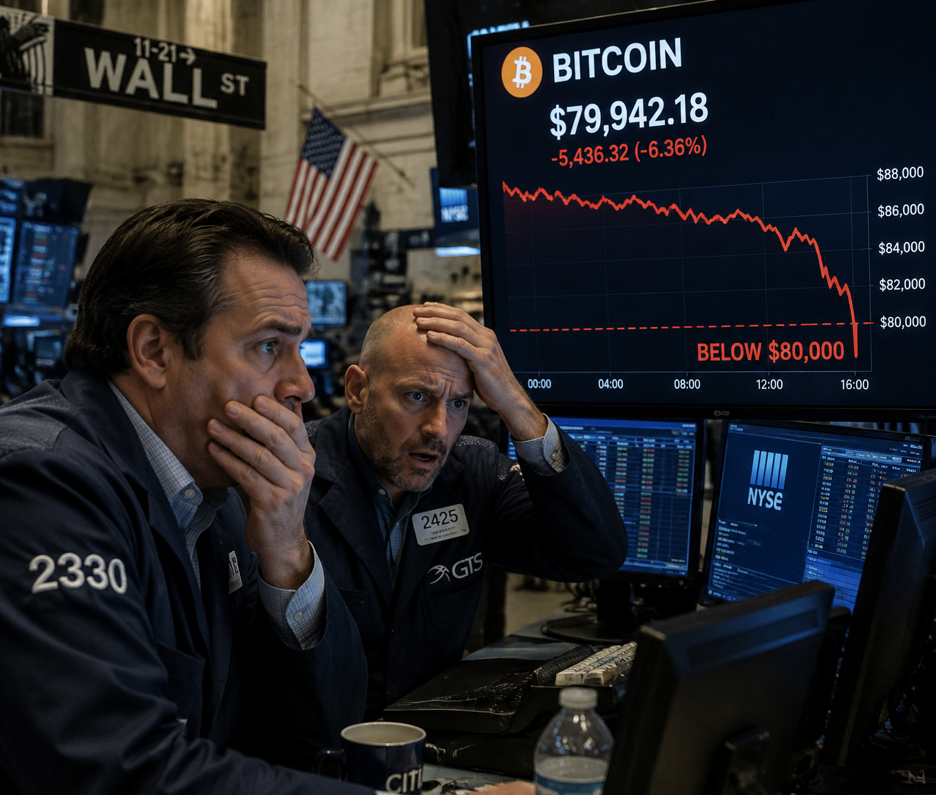 Bitcoin Drops Below $80K as ETF Outflows Hit $635M, Profit-Taking Surges